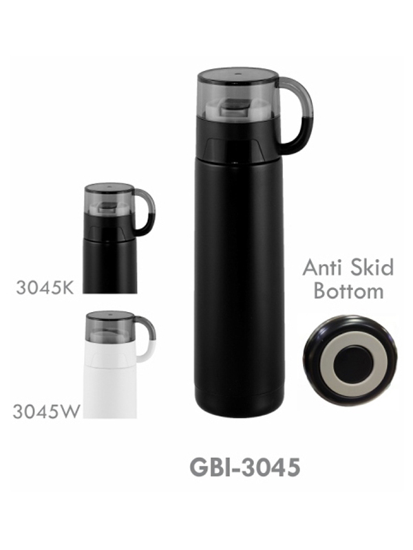 vacuum cup flask /stainless steel/500 ml/black
