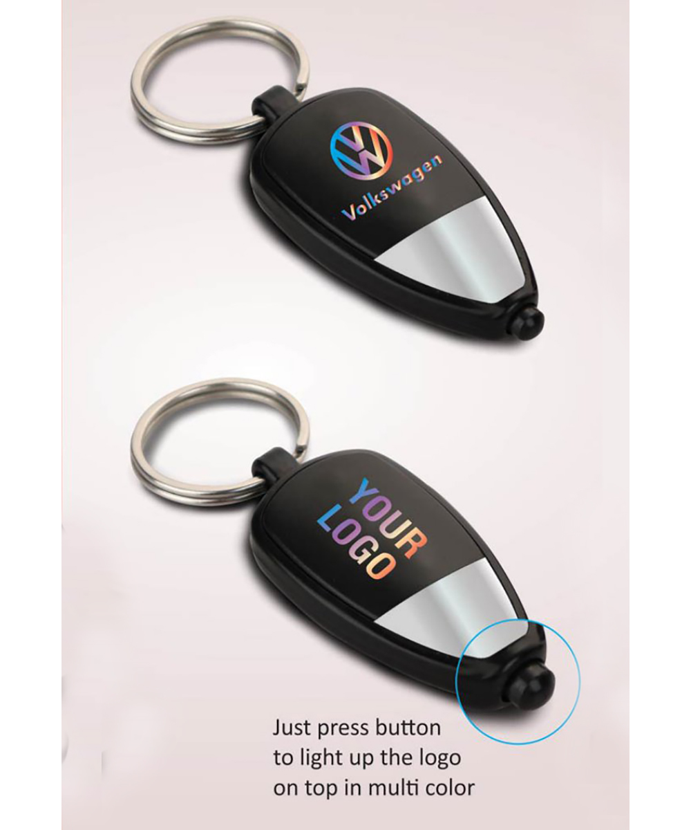 logo highlight keychain