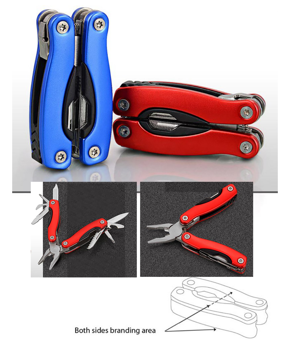 Folding Mini Pliers with 9 tools 