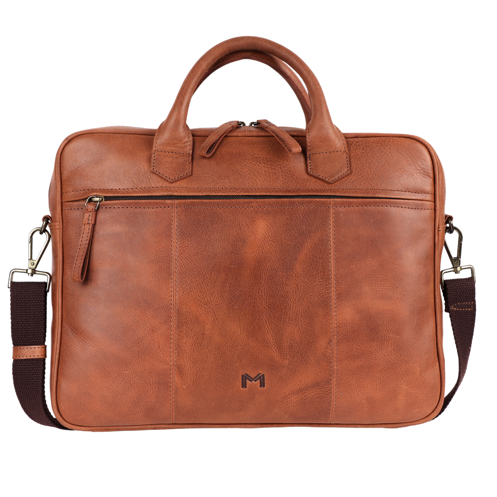 Laptop Messenger Bag (14 inch size) – Lazio – Tan
