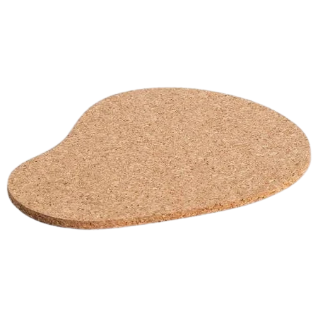 Cork Mouse Pad Eco Friendly & Lightweight Non Slip Base Dual Sided Mousepad