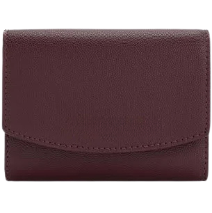 Curved Flap Wallet