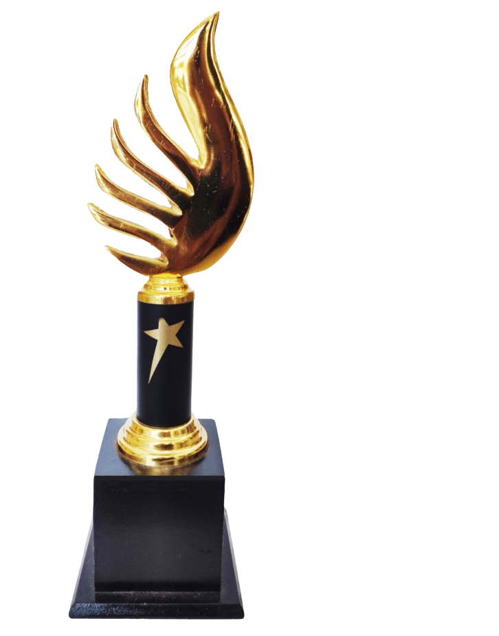 Wings metal trophy (Large-14.5")