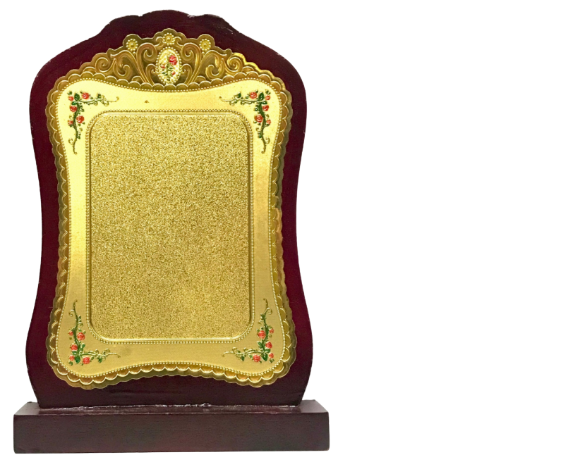 Rectangle wooden trophy (Large- 8.5")