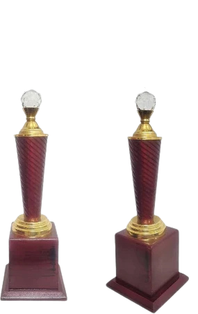 Crystal Top Premium Award Piece Trophy