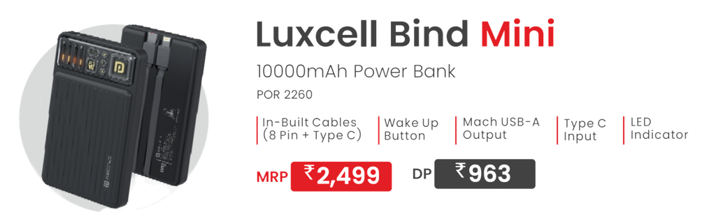 Luxcell Bind Mini 10K