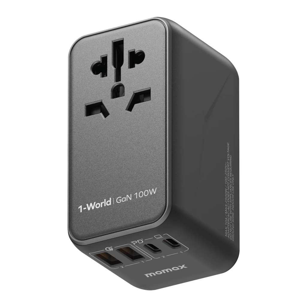 1-World Universal 4 port Travel charger