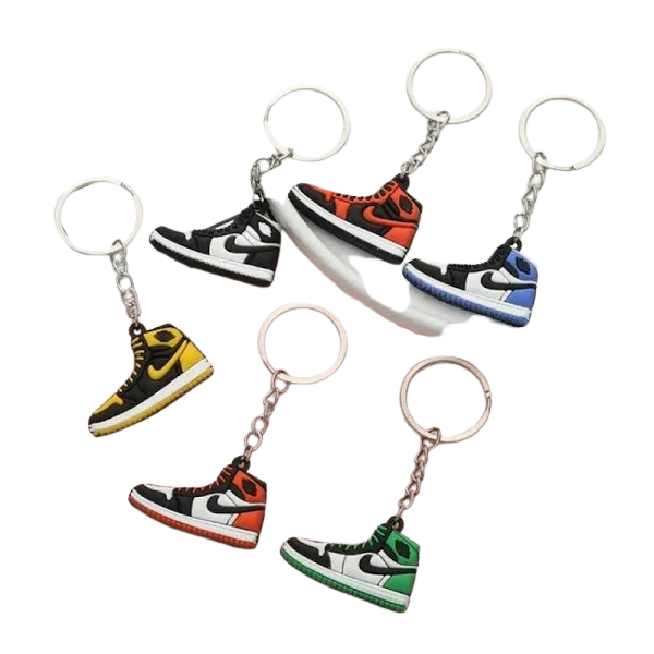 3D Rubber Silicon Cartoon Keyrings