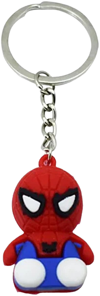Spiderman Silicone Keychain
