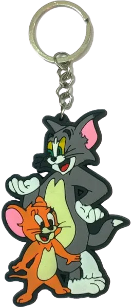 Tom & Jerry Soft Silicone Key Chain