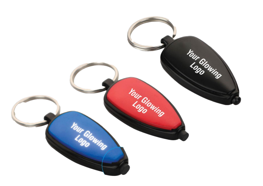 Glowing Logo Keychain