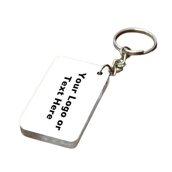 Personalized Rectangle Acrylic Keychain