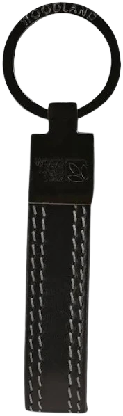 Black Leather Keychain