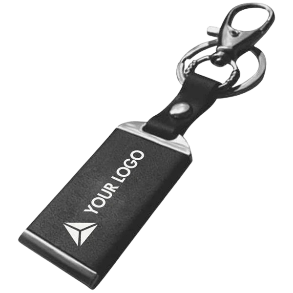Customised leather keychain
