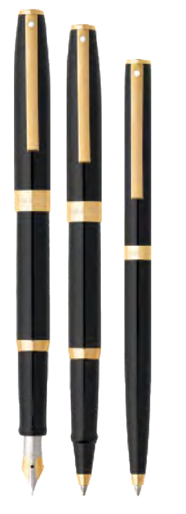 Glossy black with gold trim fountain pen Ballpoint