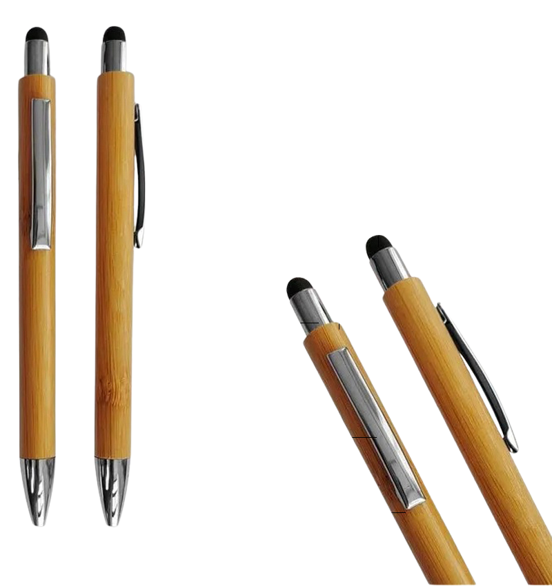 Eco friendly Natural Bamboo Pen with Stylus