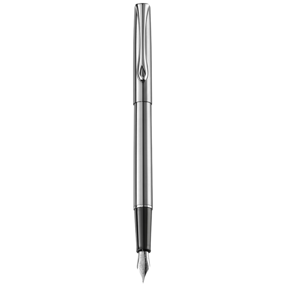 Diplomat Traveller Stainless Steel Fountain Pen
