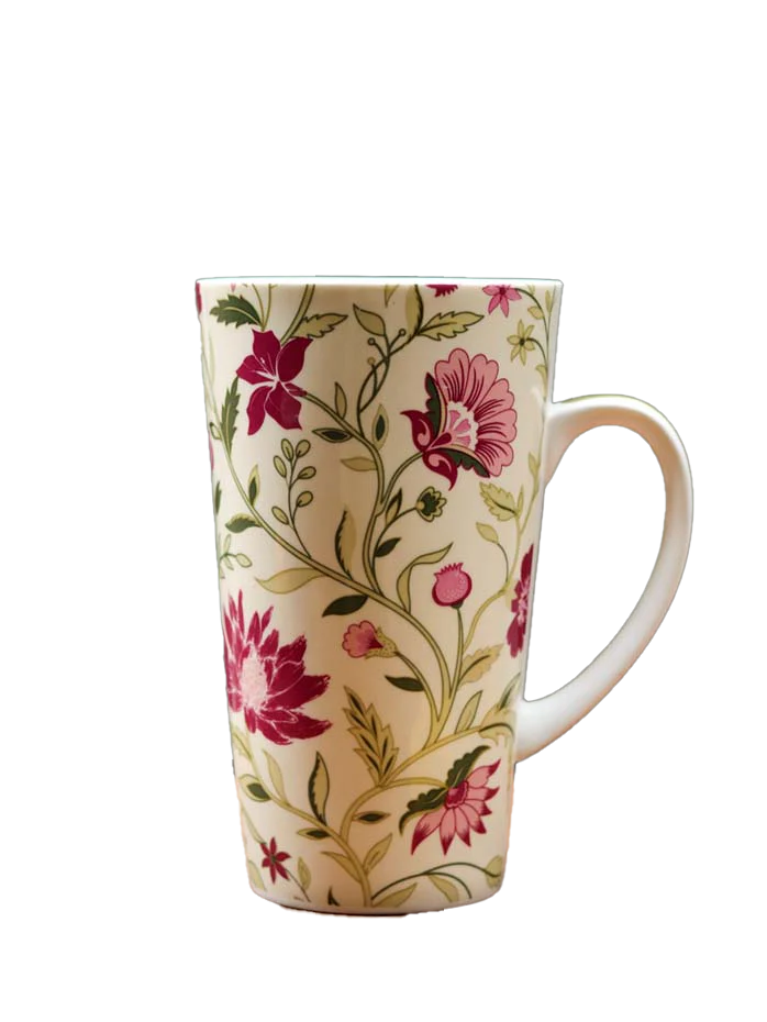 Ceramic tall coffee mug