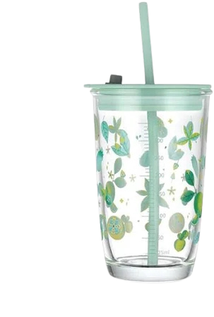 Premium Glass Sipper Tumbler