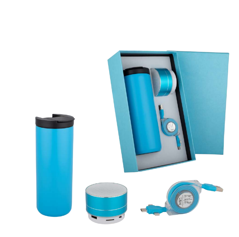 Flask, Speaker with multi pin, Cable