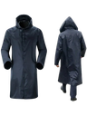 Dark blue raincoat