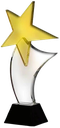 Elegant Round Crystal Trophy