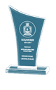 Acrylic rectangle trophy(6"x4.5")