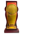 Rectangle wooden trophy 02 (Large - 9")