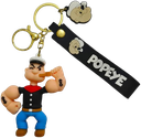 Popeye 3D Silicon Keychain