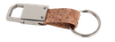 Rectangle Cork style Keychain
