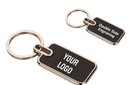 Rectangle metal keychain