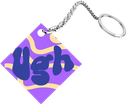 Ugh Acrylic Square Keychain