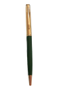 Custom Insignia Ballpoint Pen Green Gold