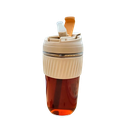 Coffee & Juice Shaker Mug with Lid and Anti-Slip Silicone Band 500ML