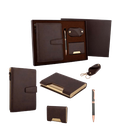 A5 NoteBook with loop, Card Holder, Keychain, Pen